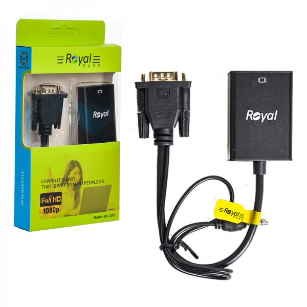 تبدیل VGA To HDMI رویال مدل RC