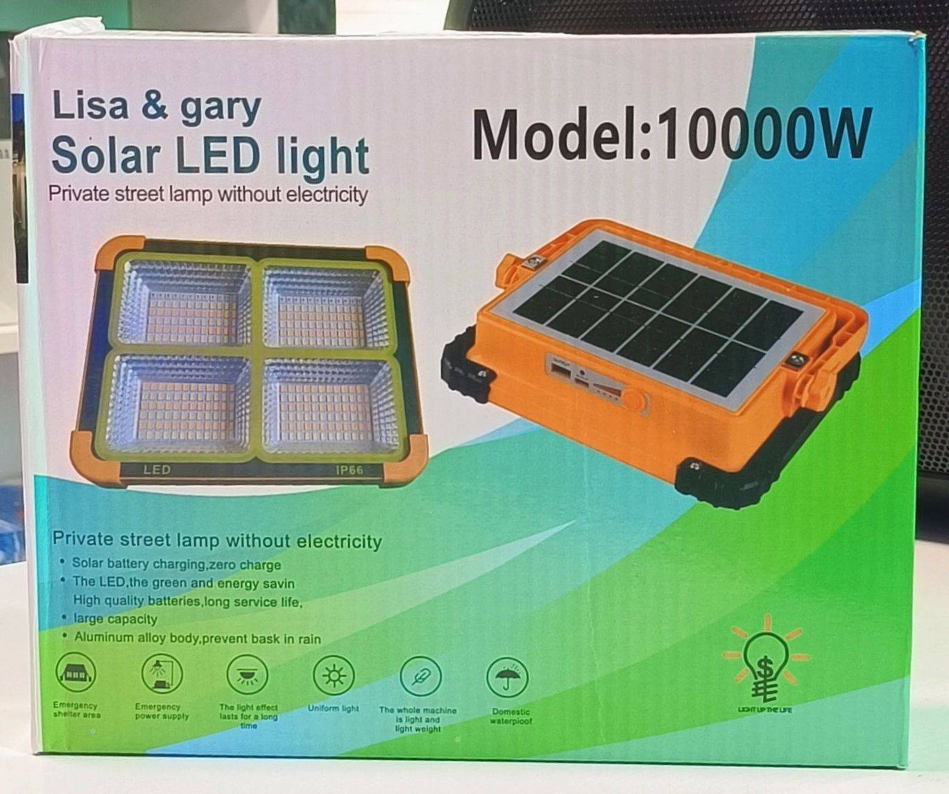 پرژکتور شارژی خورشیدی Solar LED light