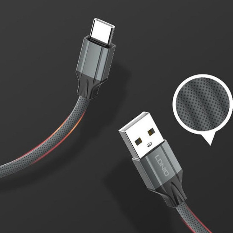 کابل تبدیل usb به type c الدینیو مدل LS441 طول 1متر